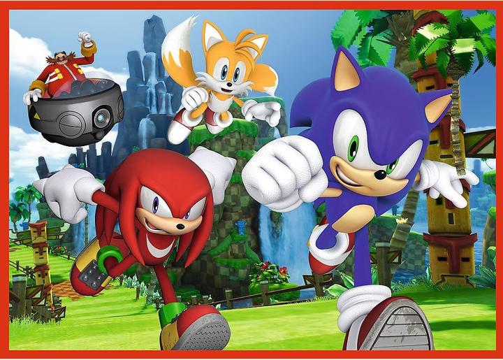 Image du produit Trefl Sonic Puzzle 4 en 1 - Le Hérisson (54 pièces)