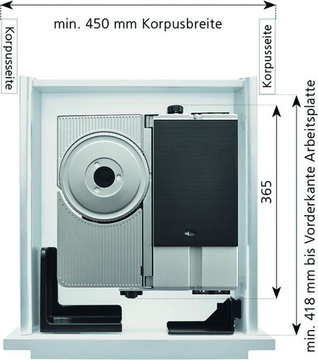Produktbild Dr. Ritter Einbau-Allesschneider AES 72 SR/-H
