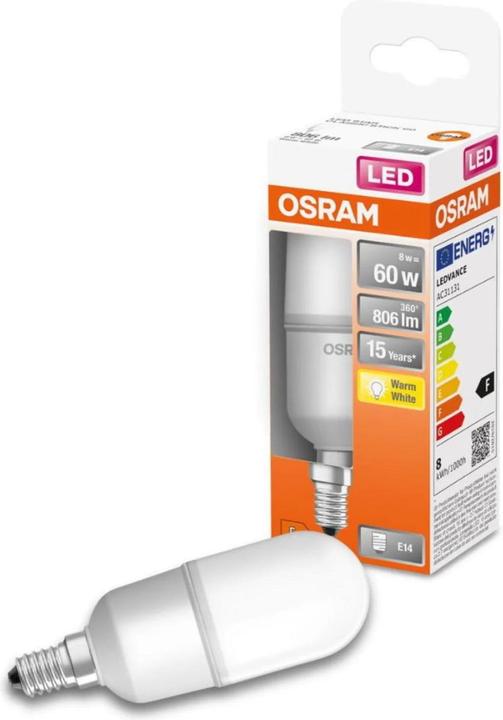 Produktbild Osram Led Star Stick (E14, 60 W, 806 lm, 1 x, F)