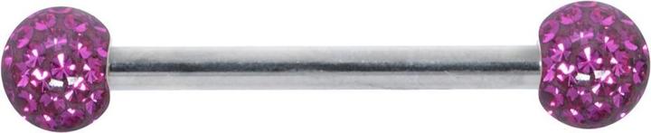 Bijouteria Brustpiercing (Chirurgenstahl 316L, Epoxiharz, Kristall)