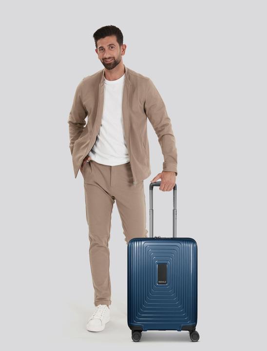 Immagine prodotto Redolz Essentials 14 Carrello da cabina a 4 ruote da 55 cm con piega elastica (46 l, Bagaglio a mano (fino a 50 litri))