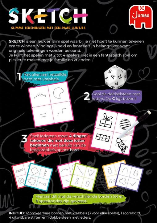 Actual product image Jumbo Party & Co sketch (Dutch)