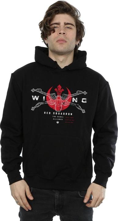 Actual product image Star Wars Mens Rogue One X-Wing Red Squadron Hoodie (3XL)