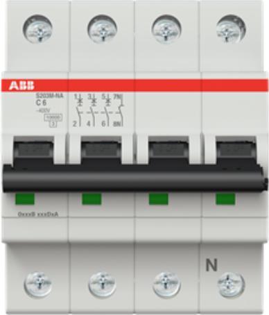 Actual product image ABB S203M-B63NA Automatic circuit breaker B-Char., 2CDS273103R0635