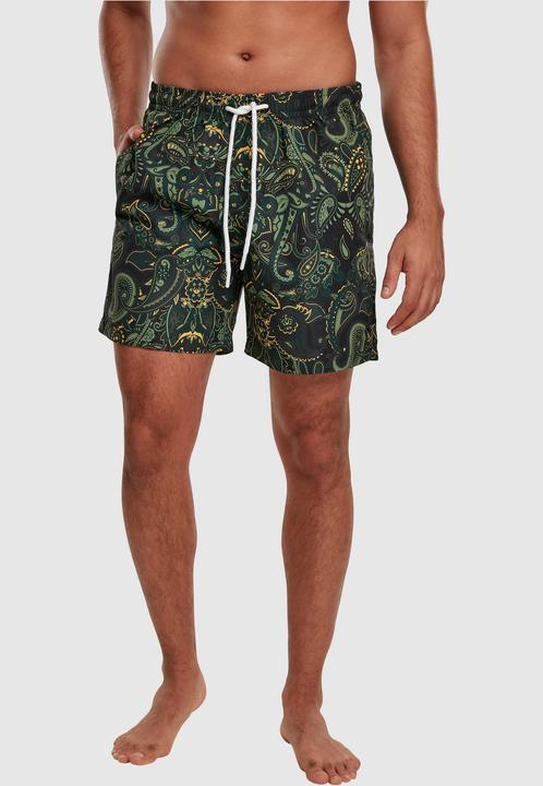Actual product image Urban Classics Paisley Swim Shorts (L)