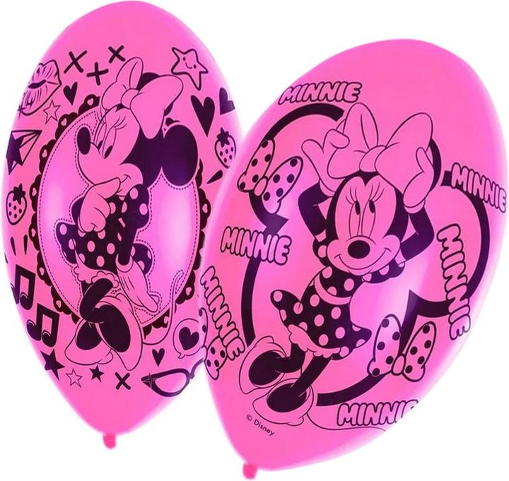 Actual product image Disney Latex Minnie Mouse Balloons (Pack of 6)