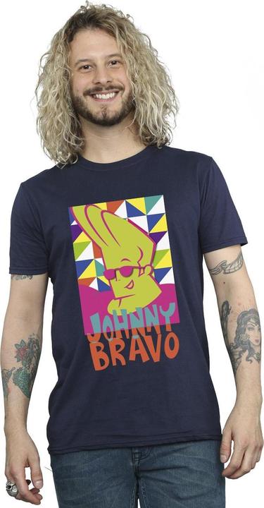 Produktbild Johnny Bravo Multi Triangles Pop Art TShirt (L)