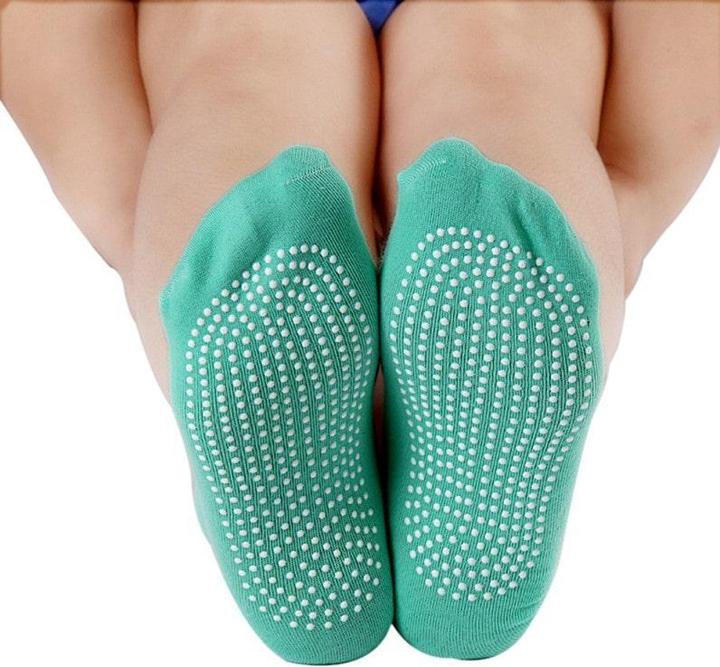 Actual product image JTI Anti-slip yoga socks - pink (Single pack, 35 - 39)