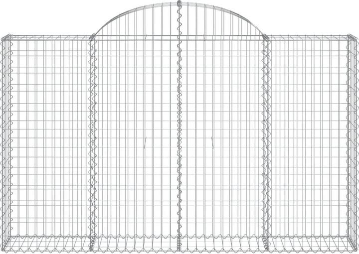 Immagine prodotto VidaXL Gabionen mit Hochbogen 5 Stk. 200x30x120/140cm Verzinktes Eisen