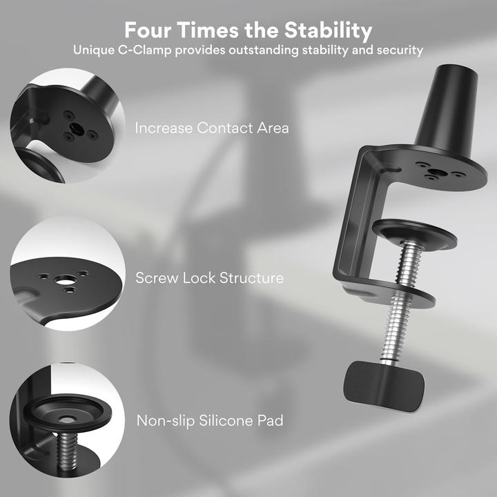 Actual product image Maono BA92 microphone boom