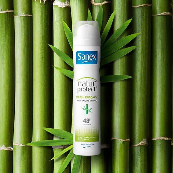 Actual product image Sanex NATURE PROTECT 0% fresh bamboo deo vapo 200 ml (Spray, 200 ml)