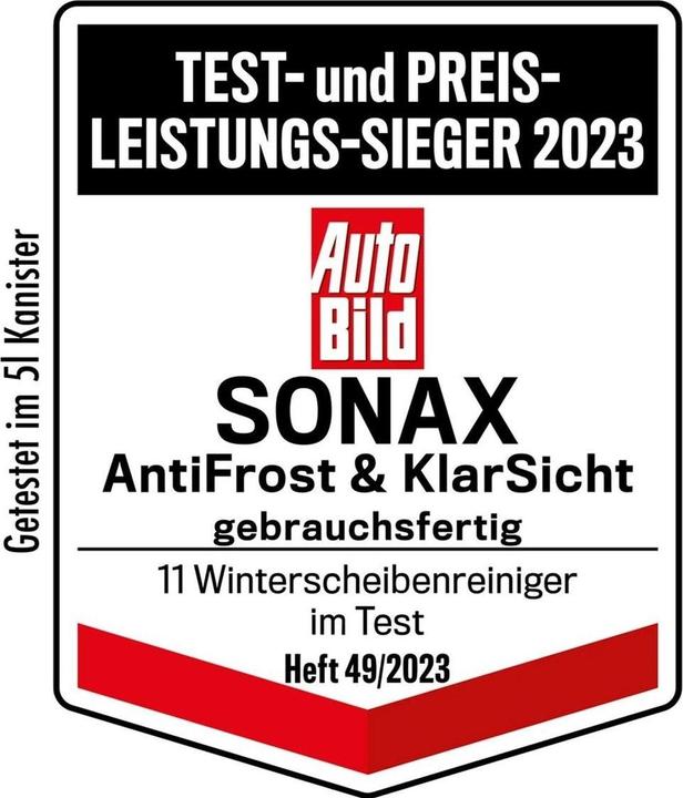 Actual product image Sonax Antifrost and clear ready-to-use mixture (5000 ml)
