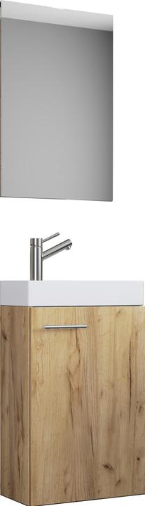 Immagine prodotto VCM WC ospiti 3 pezzi Lavabo Lavabo Slito Specchio