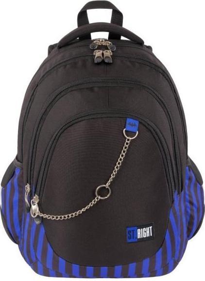 Produktbild Majewski 4-fach Rucksack ST. RECHTS BP-06 Schwarz & Blau (23 l)