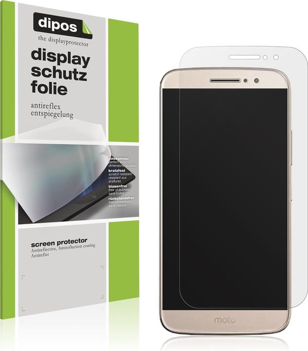 Actual product image Dipos Screen Protector Anti-Glare (4 Piece, Motorola Moto M)