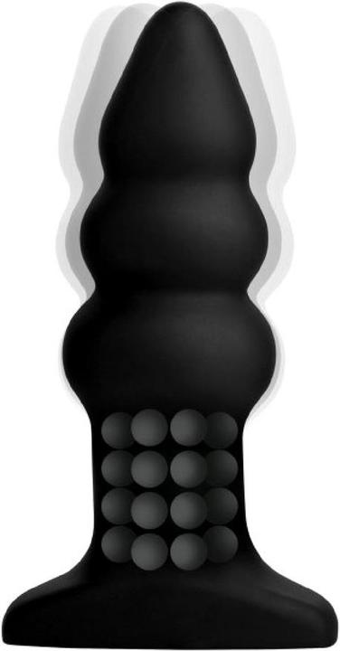 Actual product image XR Brands Rippled Rimming Plug