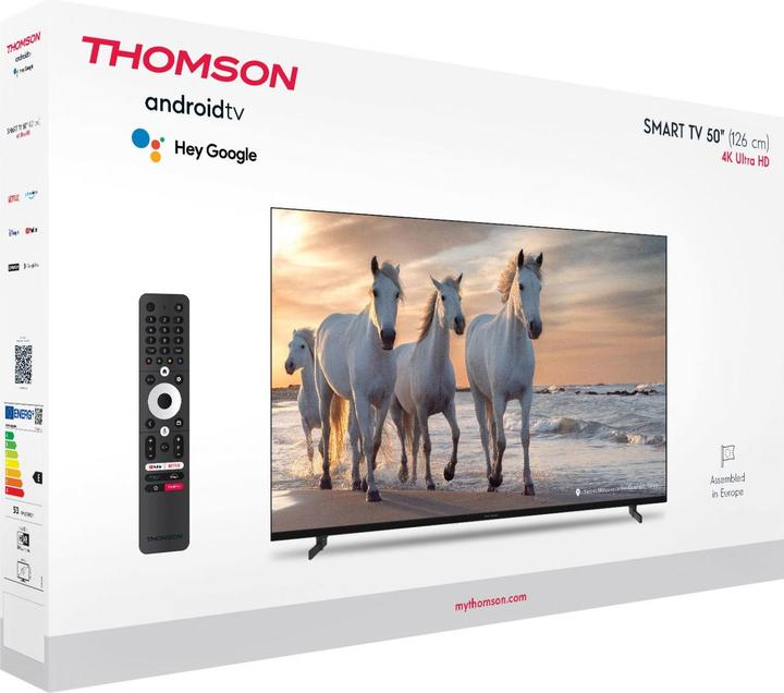 Image du produit Thomson 50UA5S13 TV 127 cm (50') 4K Ultra HD Smart TV Wi-Fi Noir (50", LED, 4K)