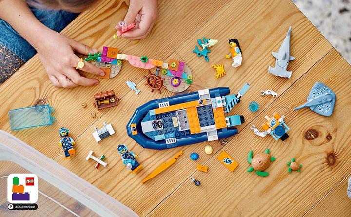 Immagine prodotto LEGO Barca da ricerca marina (60377, LEGO City)