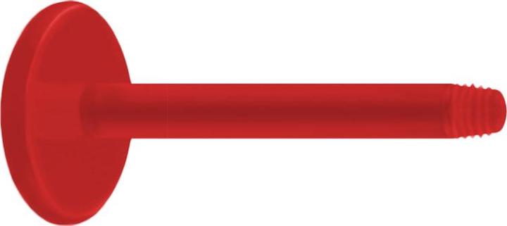 Produktbild Star Piercing Labret-Stab rot (Acryl, ohne Messing)