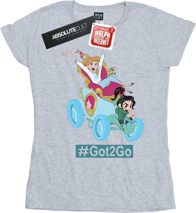 Immagine prodotto Disney Wreck It Ralph Cinderella And Vanellope Maglietta Donna (M)
