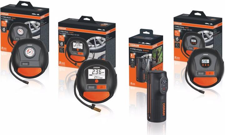 Produktbild Osram TYREinflate 1000 OTI1000 (5.50 Bar, 0 l)