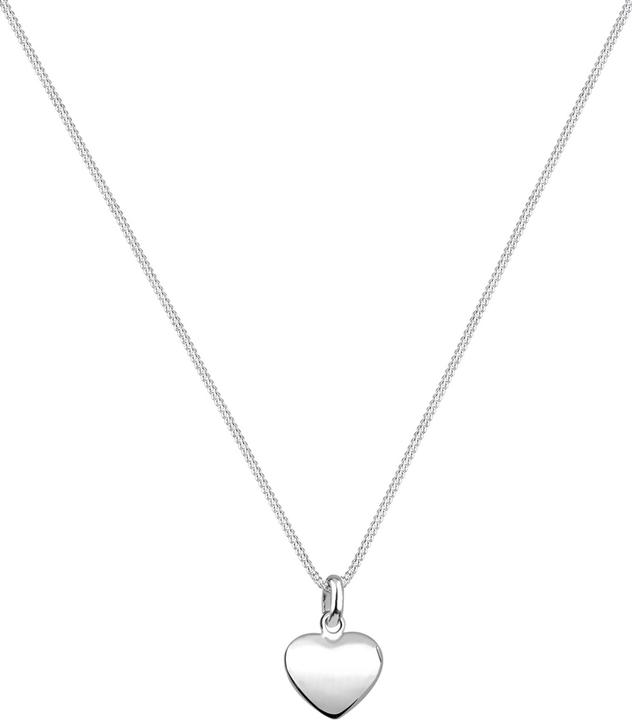 Immagine prodotto Elli mit Herz -Anhänger (Argento, 45 cm)