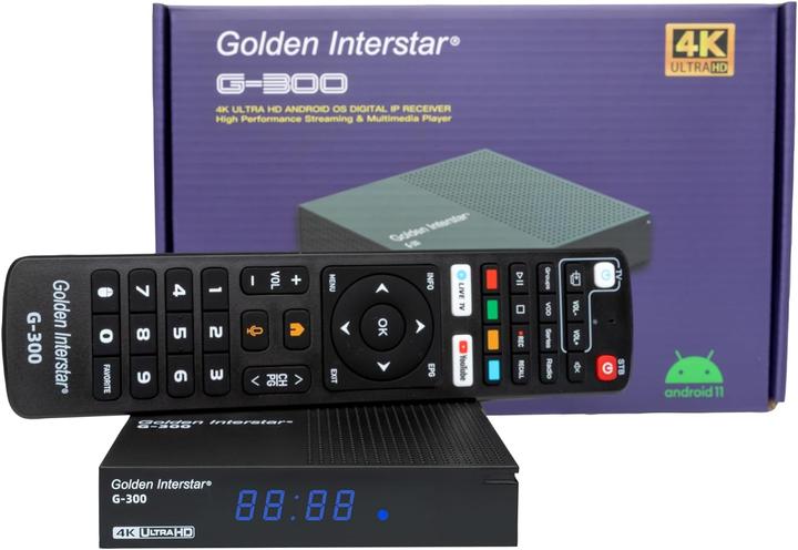 Golden Interstar G-300 4K UHD Android 11 TV Streaming Box (32 GB, Linux)