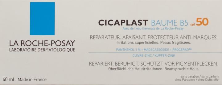 Image du produit La Roche Posay Cicaplast Baume B5 (40 ml, Crème 24h, SPF 50)