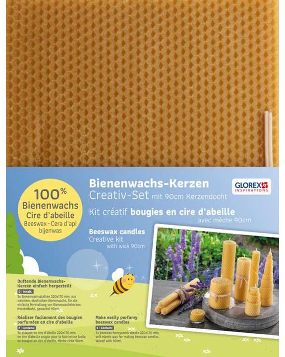 Image du produit hobbytime Set plaques de cires 220 X 170 mm, 3pces av. méche