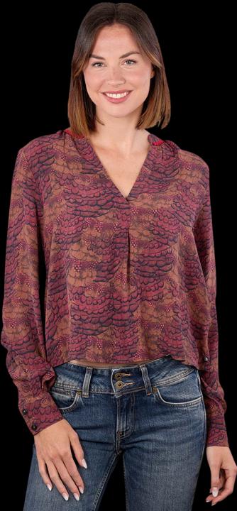 Image du produit Scotch & Soda Popover Blouse Stand Collar Feather Bordeaux (M)
