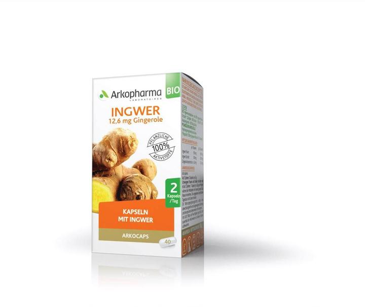 Produktbild Arkopharma Arkocaps Bio Ingwer Kapseln (40 Stück, Kapseln, 42 g)
