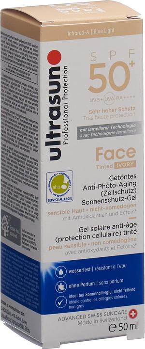 Produktbild Ultrasun Face Tinted SPF50+ Ivory (Sonnencreme, SPF 50, 50 ml, 93 g)