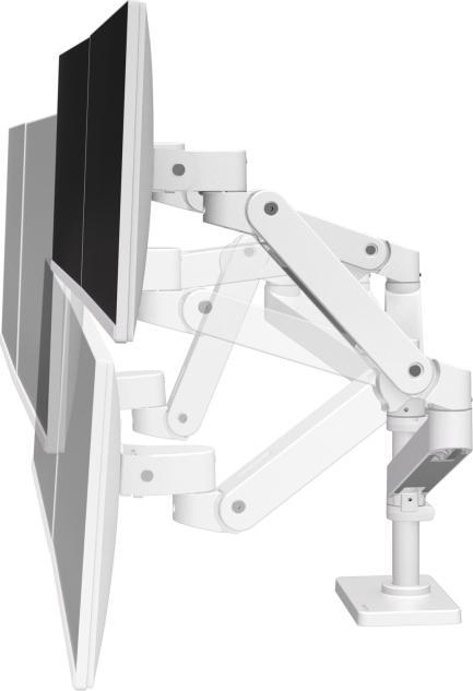 Image du produit Ergotron LX PRO ARM DUAL DISPLAY STACKING white (Tables, 34")