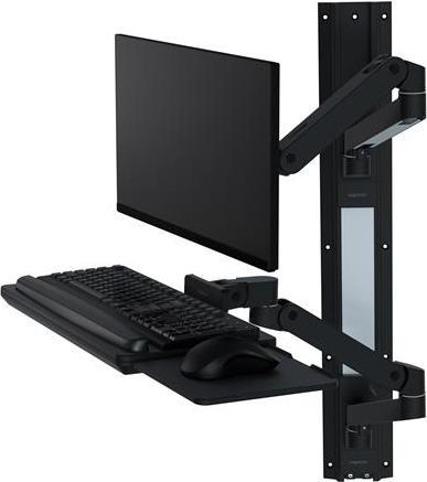 Actual product image Ergotron LX PRO ARM WALL MOUNT SYSTEM black (Wall, 34.02")