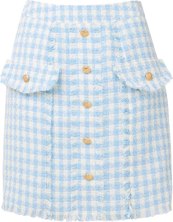 Actual product image Joe Browns Checked Button Detail Mini Skirt (42)