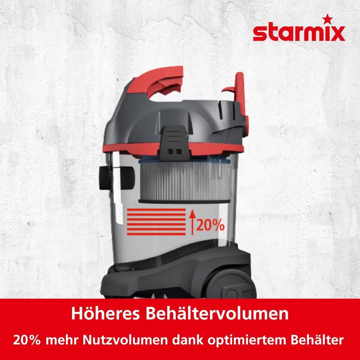 Actual product image starmix All-purpose vacuum cleaner coarse dirt accessory uClean1432ST (Wet dry vacuum cleaner)