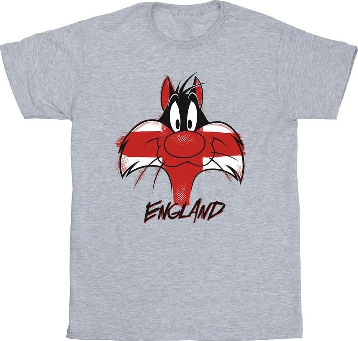 Produktbild Looney Tunes Sylvester England Face TShirt (XXL)
