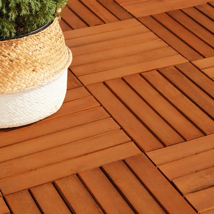 Actual product image Deuba Holzfliesen (33 x, 30 x 30 x 2.5 cm)