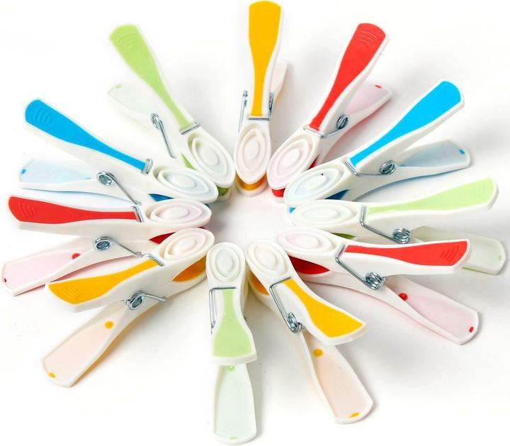 Actual product image FTM Clothespins 24 pieces, Multicolor