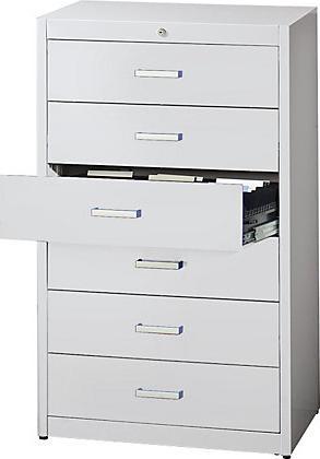 Produktbild Mauser Karteischrank, Bügelgriffe (80 x 60 x 135 cm)