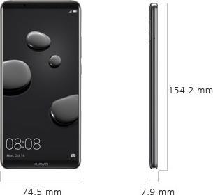 Image du produit Huawei Mate 10 Pro (128 Go, Gris Titane, 6", Double SIM, 20 Mpx, 4G)