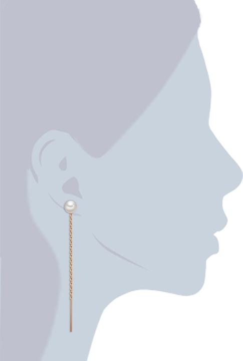Produktbild Valero Pearls Damen Sterling Silber Süsswasser-Zuchtperlen roségold - 24447 (925er Silber)