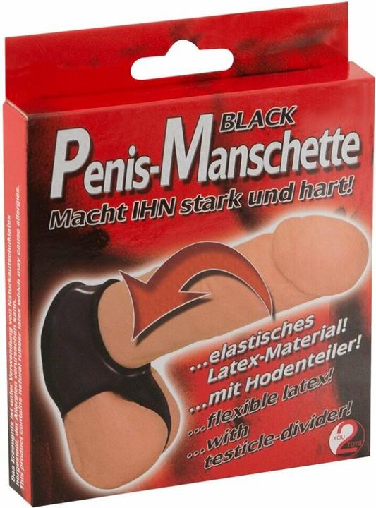 Actual product image You2Toys Penis cuff with testicle divider
