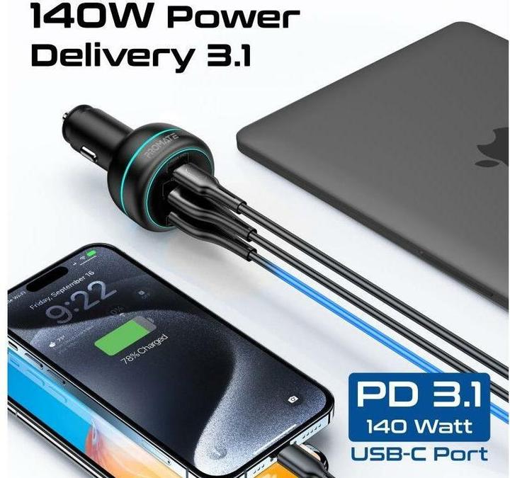 Image du produit ProMate Adaptateur de charge USB-C PowerDrive 230Watt