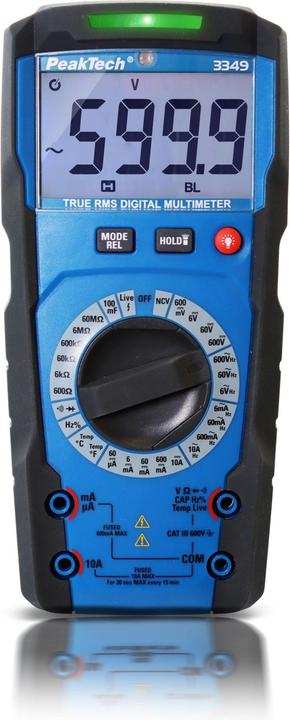 Actual product image Peaktech P 3349 True RMS digital multimeter (CAT III 600V)