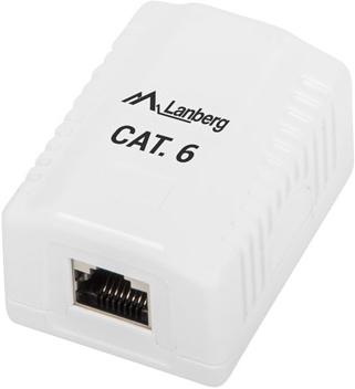 Produktbild Lanberg OS6-0001-W Steckdose RJ-45 Weiss
