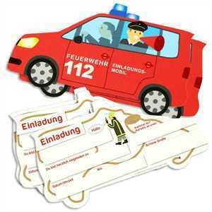 Image du produit DH-Konzept Invitation voiture de pompiers