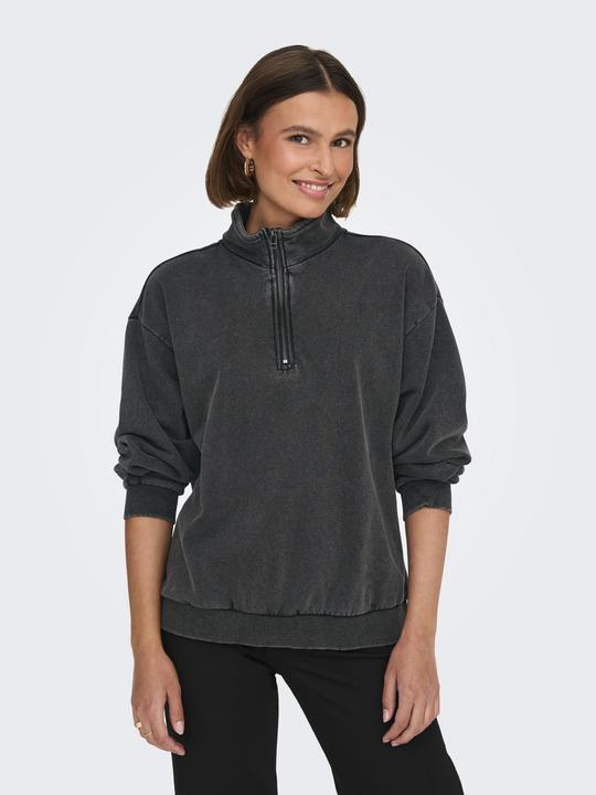 Produktbild Only Normal geschnitten Hoch geschlossen Tief angesetzte Schulter Sweatshirt Sweatshirt (M)