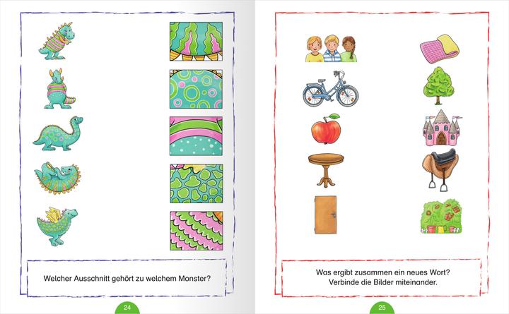 Produktbild Mein cleveres Vorschulbuch - Logisches Denken und Konzentration (Deutsch, Kristin Lückel, Nadine Bougie, 2025)