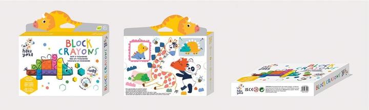 Produktbild Haku Yoka Block-Wachsmalkreiden Triceratops (MQ2)